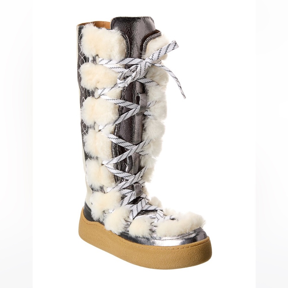 Free People Wilder Mukluk Suede & Shearling Boot